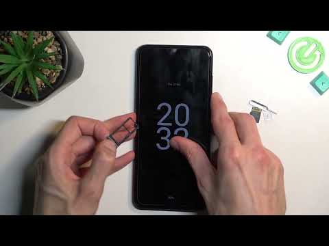 How to Insert Nano SIM and Micro SD into NOKIA G60 - Install SIM and Micro SD