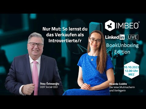 IMBEO Live: Nur Mut: So lernst du das Verkaufen als Introvertierte/r