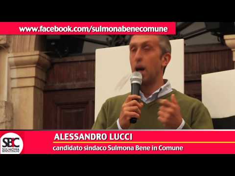 Alessandro Lucci e il comizio di SBiC / prima parte
