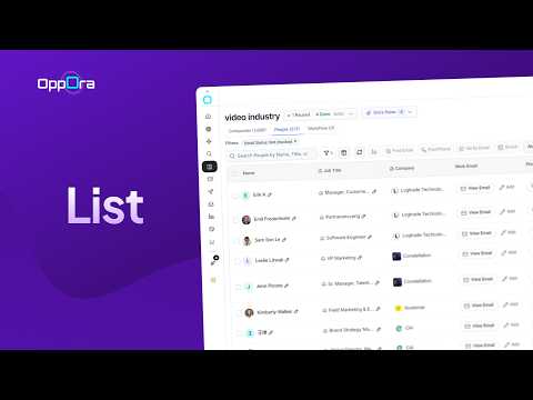 How to Create and Manage Lead Lists in Oppora AI (2026)