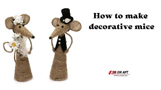 How to make decorative mice 