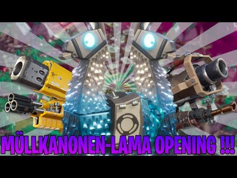 Müllkanonen Lama Opening Müllkanonen Skizze