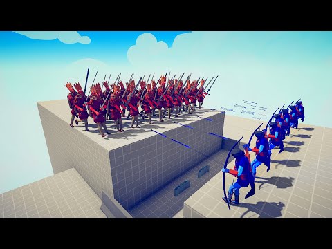 7 PERSIAN ARCHER + 2 CLAYMORE VS 65 UNITS | TABS - Totally Accurate Battle Simulator