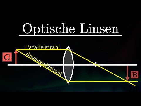 Optical lenses - image construction & ray path (Physics)