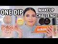 ONE DIP MAKEUP CHALLENGE OMG