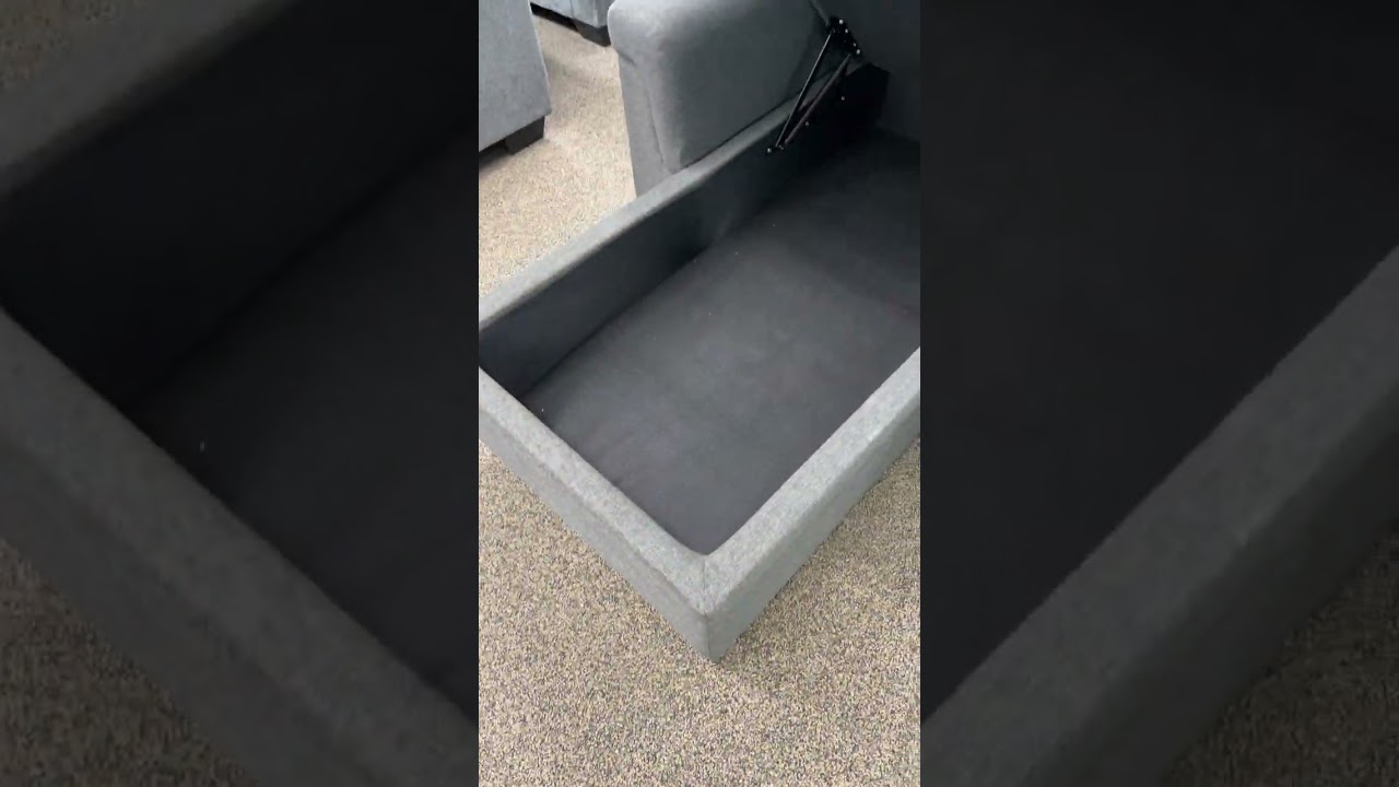 Lucca Reversible Sectional Sleeper with Pull Out Bed and Storage By Lilola