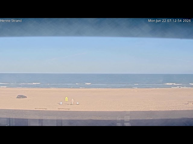 ヘネ・ストラン ビーチ（デンマーク・ユトランド半島西岸の北海に面したビーチリゾート）