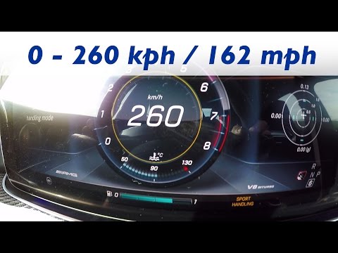 2016 Mercedes-AMG E 63S 4MATIC+ (W213) - 0-100 km/h kph 0-62 mph Tachovideo Acceleration