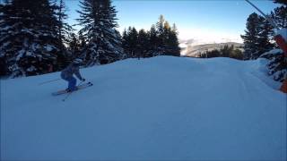 preview picture of video 'Ski dans les Pyrénées'