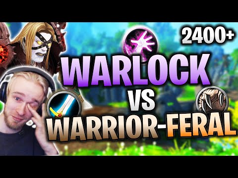 2400 Destruction Warlock Solo Shuffle - FERAL WARRIOR LOBBY = EASY?! - WoW Cobrak Dragonflight PvP