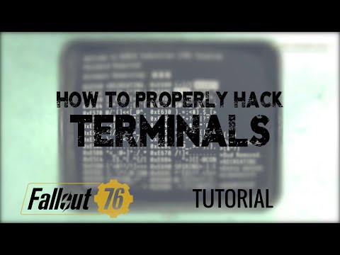 How To Hack Terminals in Fallout 76, The Easy Way