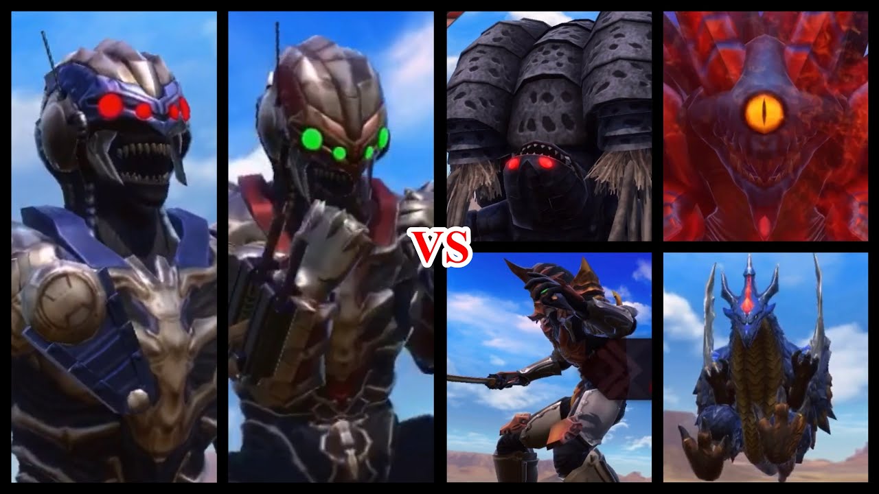 ガピヤ星人サデス&アベル･･･兄弟で邪神に挑む！用心棒スカルゴモラと共に。【ウルトラ怪獣バトルアリーナ】