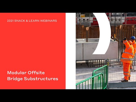 Modular Offsite Bridge Substructures