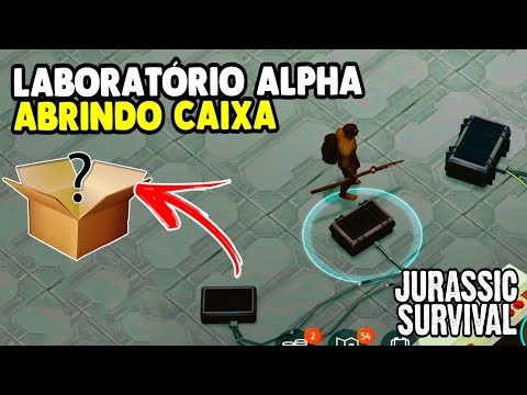 ABRINDO CAIXA DO LABORATÓRIO ALPHA - JURASSIC SURVIVAL #7
