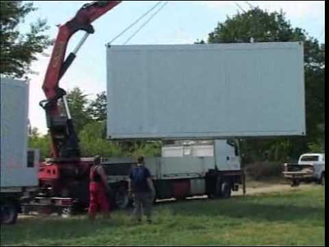 SST - Aufbau Baucontainer