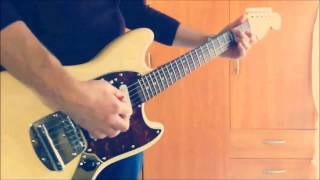 Video thumbnail for Squier Vintage Modified Mustang electric guitar (quick tone test) by TwangerGuitar