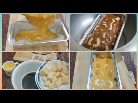 Gud \jaggery banana cake 🍰 healthy and Delicious cake by Ghazala food heaven