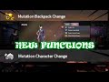 NEW MUTATION BACKPACK CHANGE MUTATION CHARACTER CHANGE MUTATION FUNCTIONS CROSSFIRE WEST