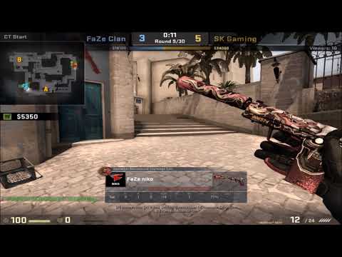 POV - Niko (faZe)(24-11) vs SK / mirage / BLAST Pro Series Copenhagen 2017