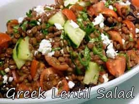 ギリシャのレンズ豆のサラダレシピ｜カレーを見せてください (Greek Lentil Salad Recipe | Show Me The Curry)