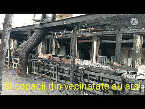 Socant‼️Celebra terasa Trottoir Grill din Onesti/Bacau a ars din temelii‼️