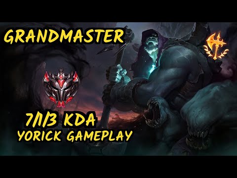 PNG Ayel (YORICK) vs RYZE - 7/1/3 KDA TOP GAMEPLAY - BR Ranked GRANDMASTER