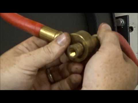 How To Fix A Leaky Air Hose Reel Where It Spins