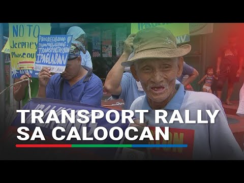 Transport rally sa Caloocan