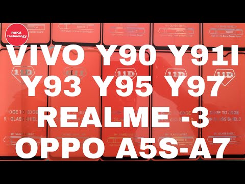 tempered Glass Gyan 9H-6H-9D or 11D Tempered Glass / Mobile Screen Protector??? Vivo Y90 Y91 Y93