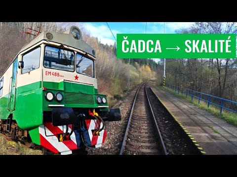 DRIVER’S EYE VIEW: Legendary Pantograph EM488.0 on Slovak Mountain Line | Čadca → Skalité 🇸🇰