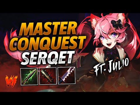 SERQET, ESTO NO ERA UNA GATA ANTES NO? ft. Julio - Warchi - Smite Master Conquest