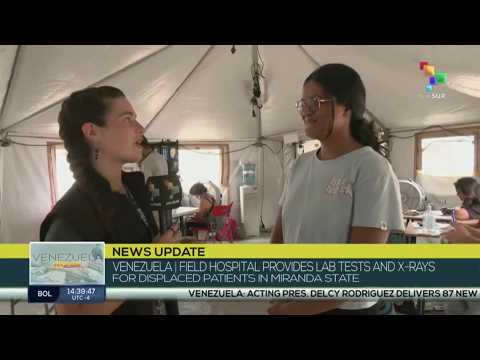 Venezuela, Barbados medical team operates field hospital in Guarenas, Miranda state