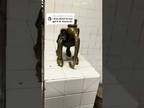 These brass sculptures need their own multiverse. #nyc #nycsubway #subway #drsuess #atrain #transit thumbnail