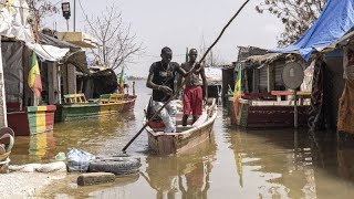 Floods strike a blow to tourism around Senegal's Pink Lake and salt industry