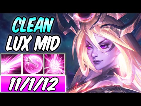 FULL AP LUX MID SUPER CLEAN PLAYS | DARK HARVEST S+ | Best Build & Runes S11 | League of Legends