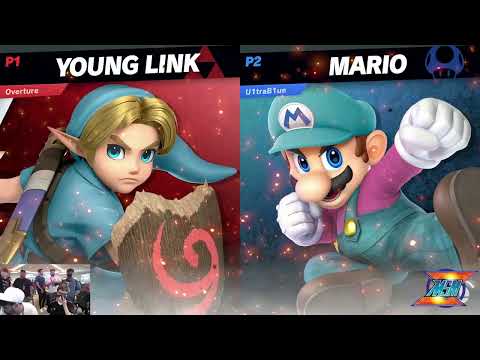 WaveDash 2023 Winners Round 2 - TheZek (Greninja, Young link) Vs U1traB1ue (Mario) - SSBU Tournament