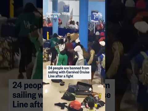24 people banned from sailing with Carnival Cruise Line after fight