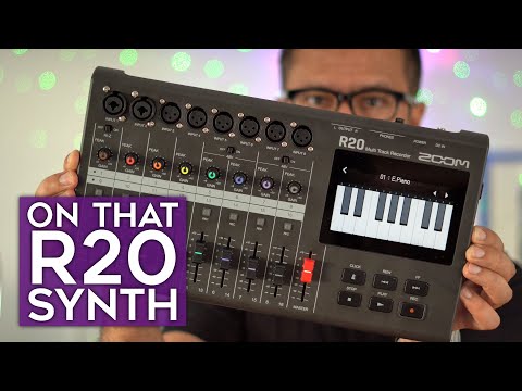 Making a track with the ZOOM R20 synthesizer