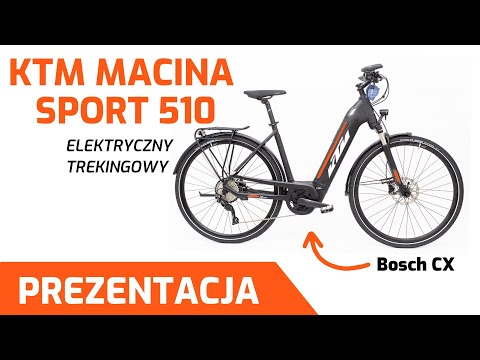 KTM Macina Sport 510 - uniwersalny, trekkingowy rower elektryczny