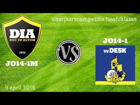 DIA Meisjes Academie JO14-1M vs v.v. DESK JO14-1