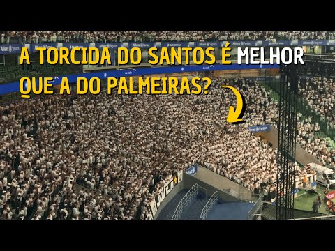 😱 A TORCIDA DO SANTOS É MELHOR QUE A DO PALMEIRAS? INVASÃO DA TORCIDA JOVEM NO ALLIANZ PARQUE!