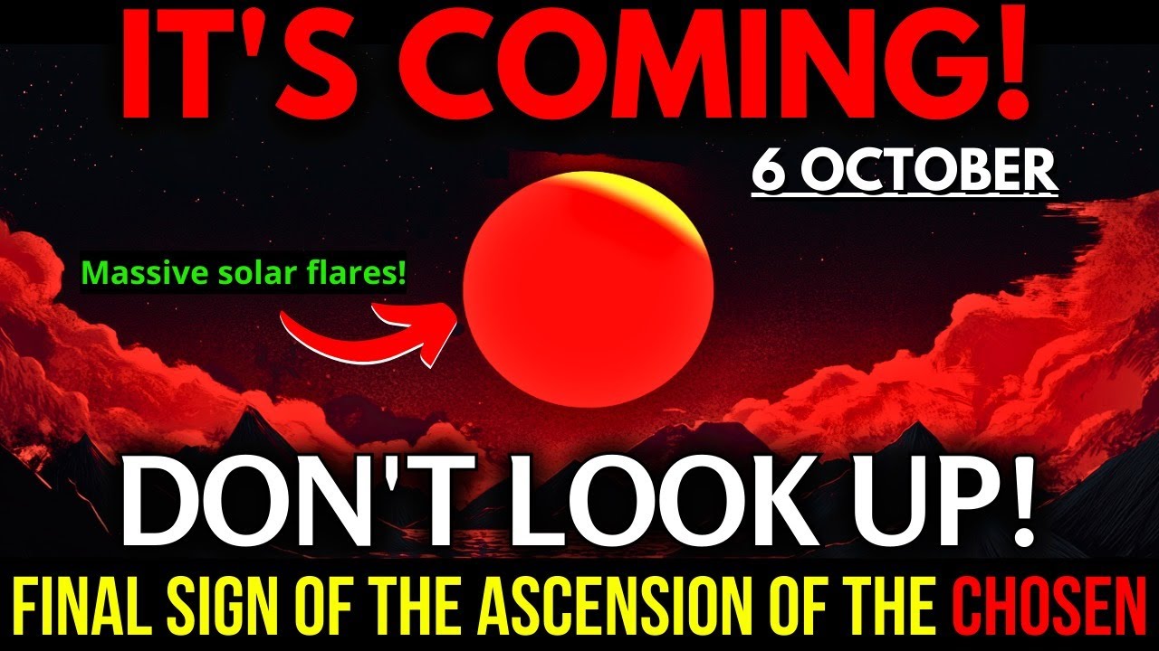 CAUTION! 6 OCT 2024! Massive Solar Flare will have a HUGE IMPACT on Chosen Ones！It's Time To Ascend