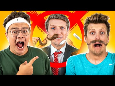 MISTAKES in WHERE IS THE MUSTACHE with Silviu Orange Blue