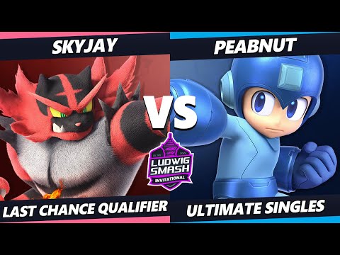 Ludwig Invitational - Skyjay (Incineroar) Vs. Peabnut (Mega Man) SSBU Ultimate Tournament