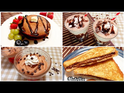 4 yummiest chocolate recipe for chocolate lovers by kitchen with chef hira 😊 😋