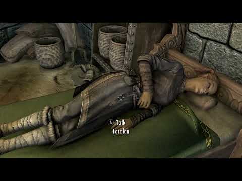 Faralda welcomes me to the College of Winterhold | Skyrim Glitches