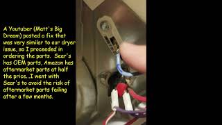 Whirlpool electric dryer heats up but will not spin