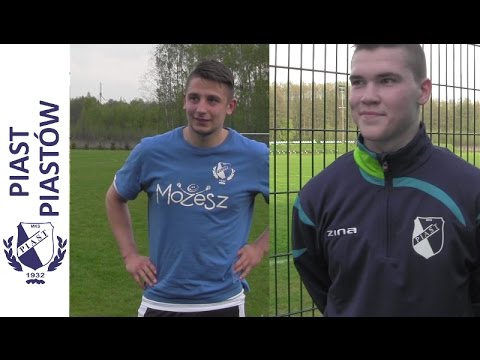 Piłkarze MKS Piast Piastów po meczu z Rysiem Laski (06.05.2017)