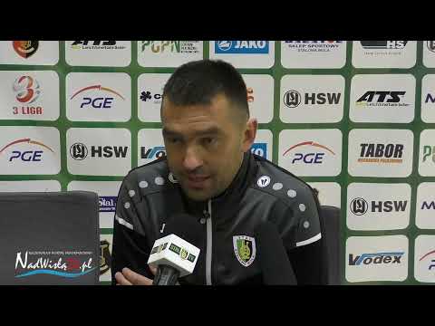 30.04.2022 Konferencja prasowa po meczu Stali Stalowa Wola z Siarką Tarnobrzeg 2:4