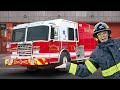 30 Minutes Of Fire Trucks For Kids Learning About Big Machines Fire Trucks Ambulance
